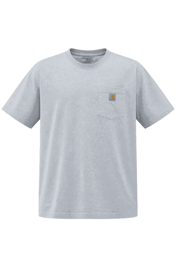 CARHARTT T SHIRT POCKET MINIMAL GRAY ΑΝΤΡΙΚΟ PRE OWNED L