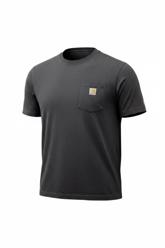 CARHARTT T SHIRT WORKWEAR CHARCOAL ΑΝΤΡΙΚΟ PRE OWNED XL