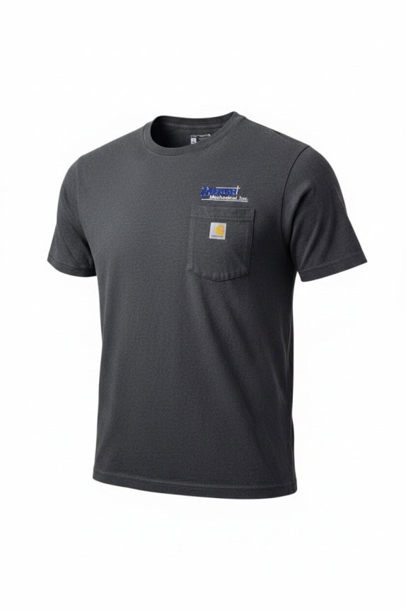 CARHARTT T SHIRT WORKWEAR CHARCOAL ΑΝΤΡΙΚΟ PRE OWNED L