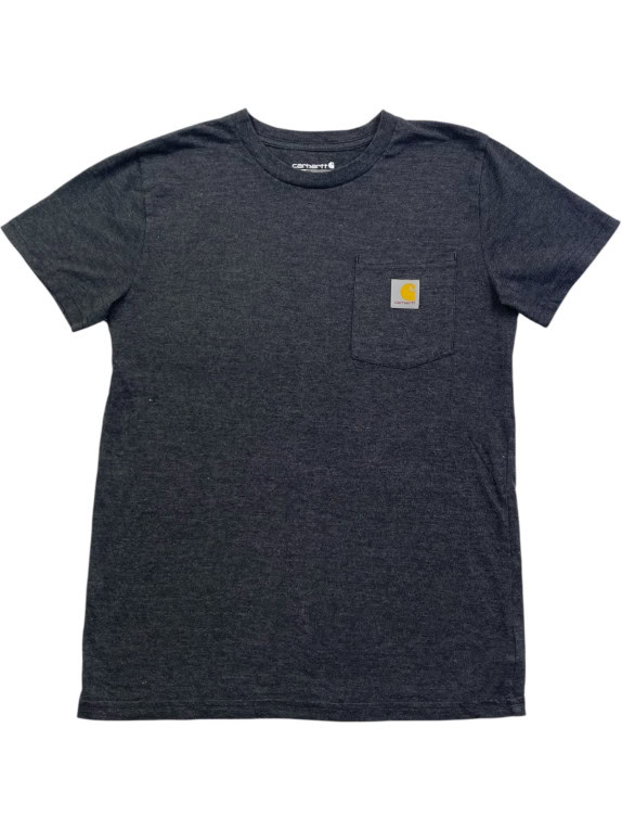 CARHARTT T SHIRT WORKWEAR CHARCOAL UNISEX PRE OWNED S