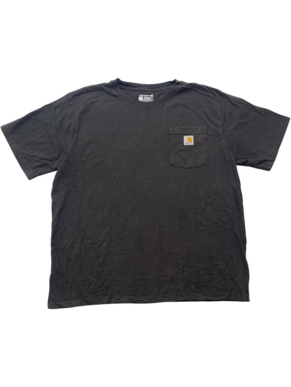 CARHARTT T SHIRT WORKWEAR NERO FADED UOMO PRE OWNED XL
