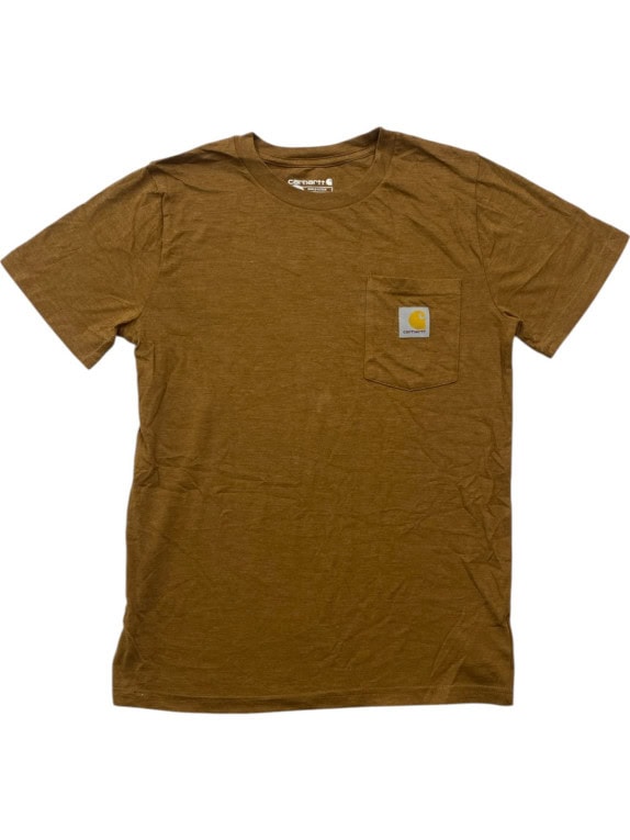 CARHARTT T SHIRT WORKWEAR ΚΑΦΕ ΑΝΤΡΙΚΟ PRE OWNED XS