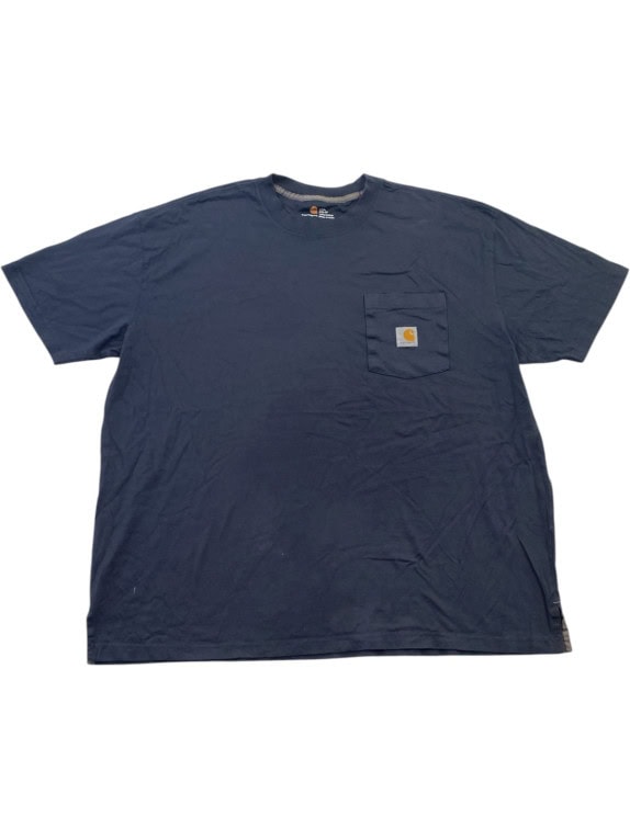 CARHARTT T SHIRT WORKWEAR NAVY ΑΝΤΡΙΚΟ PRE OWNED XXL