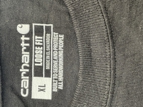 CARHARTT T SHIRT WORKWEAR NAVY ΑΝΤΡΙΚΟ PRE OWNED XL