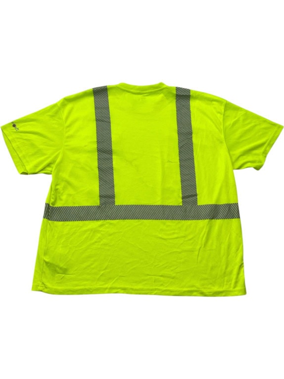 CARHARTT T SHIRT WORKWEAR NEON ΚΙΤΡΙΝΟ ΑΝΤΡΙΚΟ PRE OWNED XL
