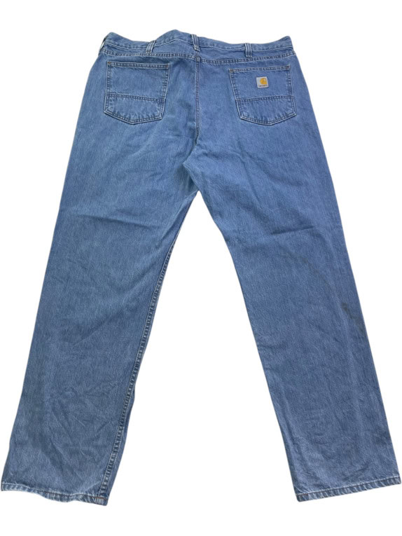CARHARTT JEANS WASHED BLUE MALE PRE OWNED XXL