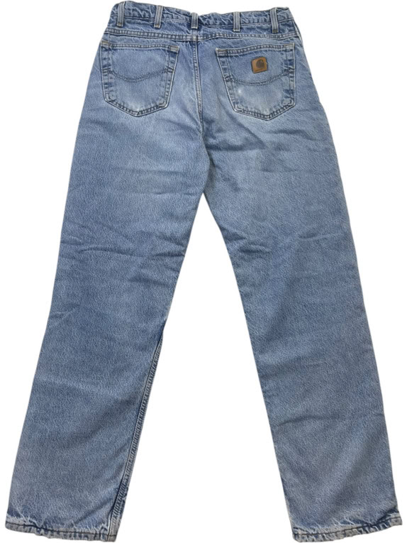 CARHARTT ΤΖΙΝ ΠΑΝΤΕΛΟΝΙ WORKWEAR WASHED BLUE ΑΝΤΡΙΚΟ PRE OWNED S