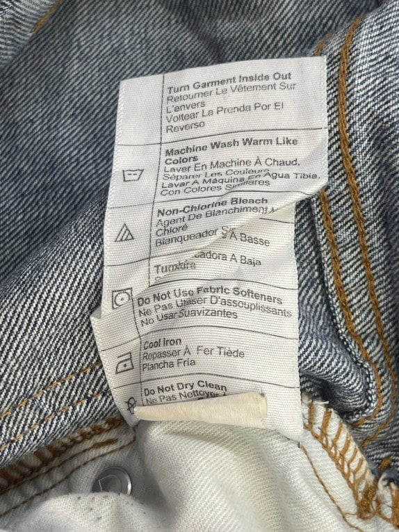 CARHARTT ΤΖΙΝ ΠΑΝΤΕΛΟΝΙ WORKWEAR WASHED BLUE ΑΝΤΡΙΚΟ PRE OWNED M