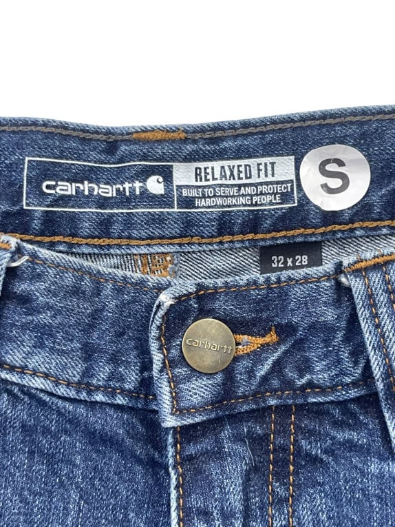 CARHARTT ΤΖΙΝ ΠΑΝΤΕΛΟΝΙ WORKWEAR WASHED BLUE ΑΝΤΡΙΚΟ PRE OWNED M