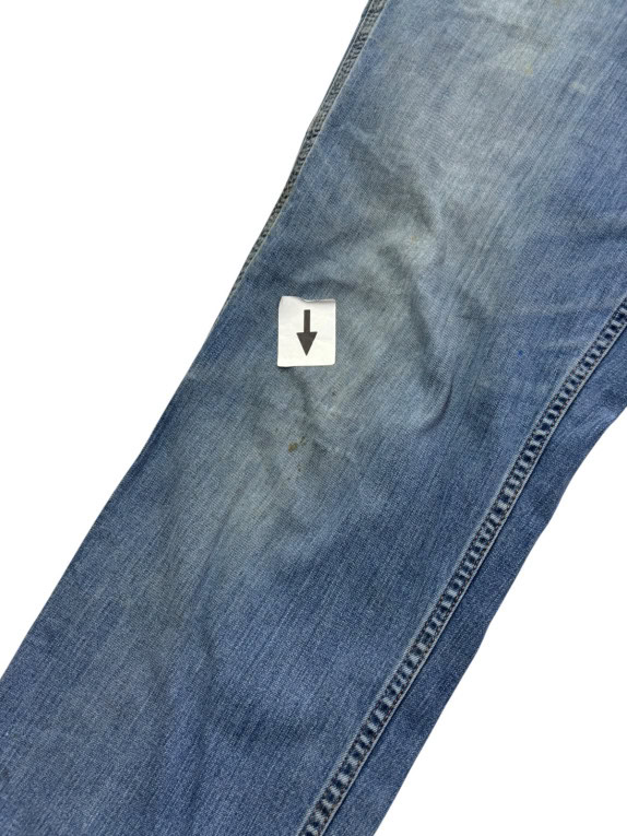 CARHARTT JEANS WORKWEAR WASHED BLUE MENS PRE OWNED XL