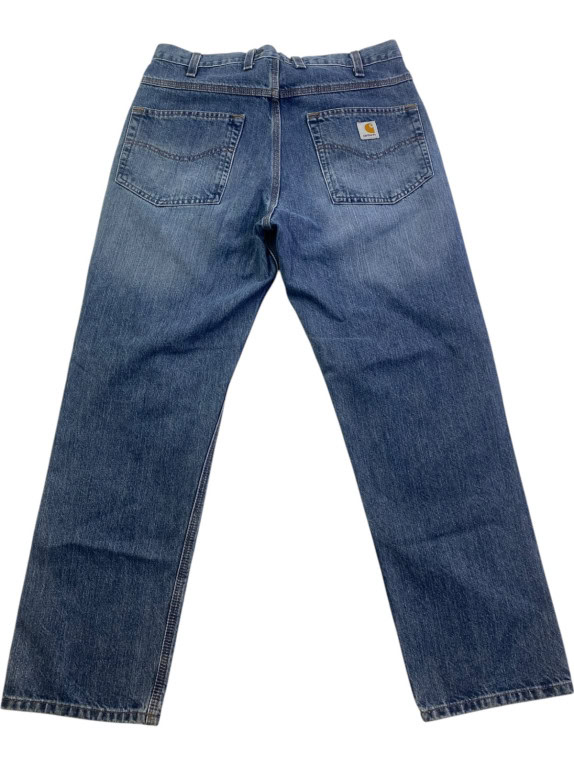 CARHARTT ΤΖΙΝ ΠΑΝΤΕΛΟΝΙ WORKWEAR WASHED BLUE ΑΝΤΡΙΚΟ PRE OWNED M