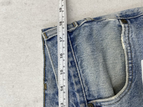 CARHARTT ΤΖΙΝ ΣΟΡΤΣ WASHED ΜΠΛΕ ΑΝΤΡΙΚΟ PRE OWNED L
