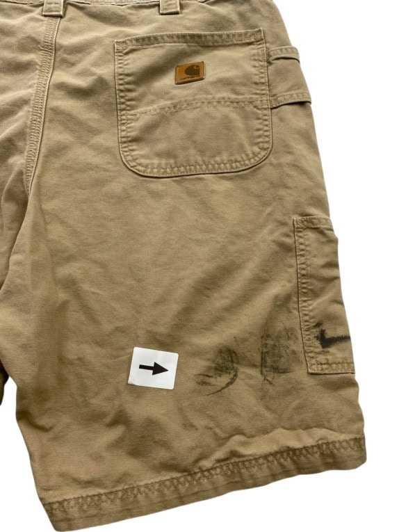 CARHARTT BERMUDA CARGO WORKWEAR BEIGE UOMO PRE OWNED XL