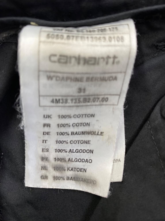 CARHARTT ΒΕΡΜΟΥΔΑ "DAPHNE" CHECKED PATTERN ΚΑΦΕ/ΜΠΛΕ ΓΥΝΑΙΚΕΙΑ LARGE (31)
