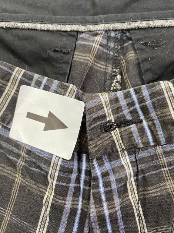 CARHARTT ΒΕΡΜΟΥΔΑ "DAPHNE" CHECKED PATTERN ΚΑΦΕ/ΜΠΛΕ ΓΥΝΑΙΚΕΙΑ LARGE (31)
