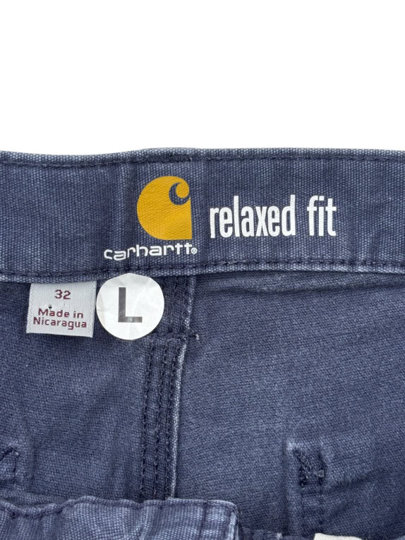 CARHARTT ΒΕΡΜΟΥΔΑ WORKWEAR NAVY ΑΝΤΡΙΚΟ PRE OWNED L