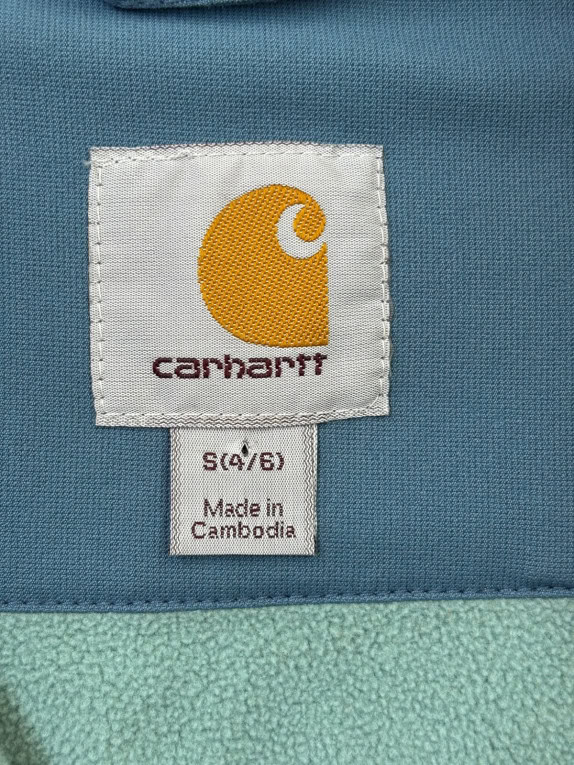 CARHARTT JACKET OUTDOOR BLUE WOMEN PRE OWNED S