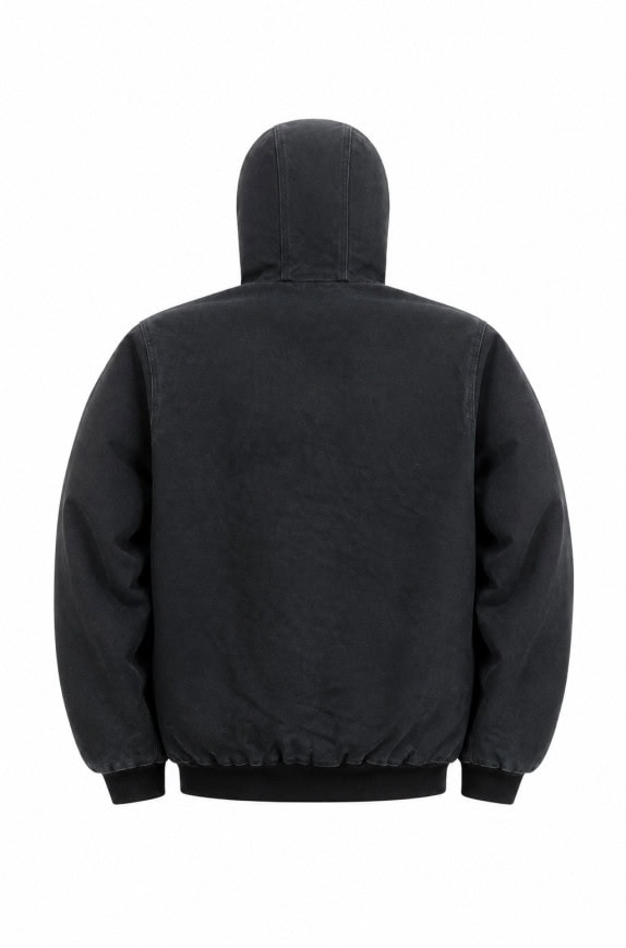 CARHARTT 2008 ZIP HOODIE MINIMAL NERO UOMO PRE OWNED M