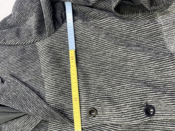 CARLO COLUCCI BLAZER STRIPED BLACK MEN PRE OWNED XL