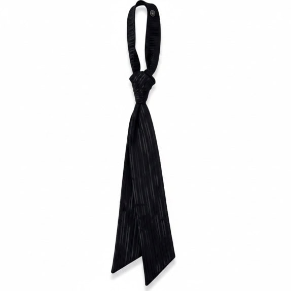 CARLO PIGNATELLI ASCOT TIE CLASSIC BLACK MEN PRE OWNED