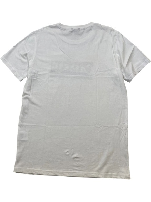 CARRERA GRAPHIC TEE STREETWEAR OFF WHITE MENS PRE OWNED L