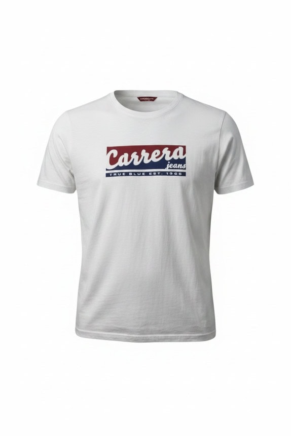 CARRERA GRAPHIC TEE STREETWEAR OFF WHITE ΑΝΤΡΙΚΟ PRE OWNED L
