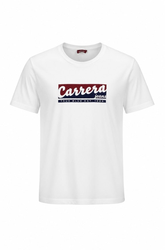 CARRERA JEANS GRAPHIC TEE ΛΕΥΚΟ ΑΝΤΡΙΚΟ PRE OWNED