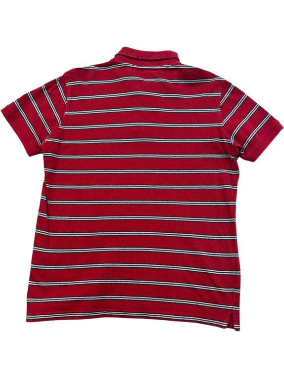 CARRERA JEANS POLO CLASSICA RIGATA ROSSA UOMO PRE OWNED M