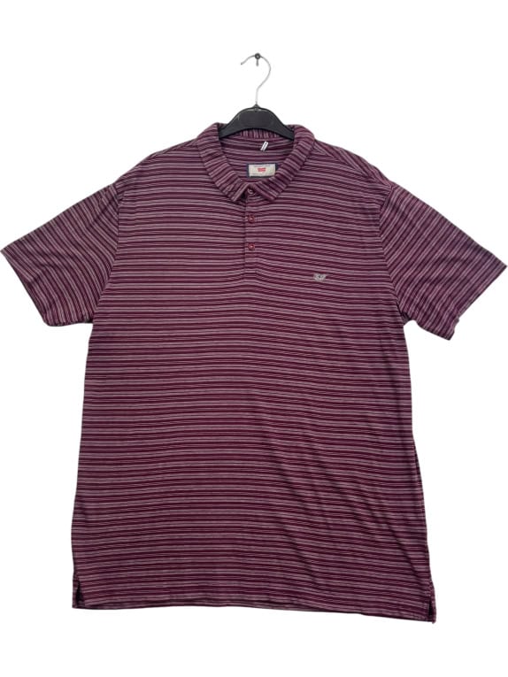 CARRERA JEANS ΜΠΛΟΥΖΑ POLO RETRO ΜΠΟΡΝΤΟ ΑΝΤΡΙΚΟ L pre-owned