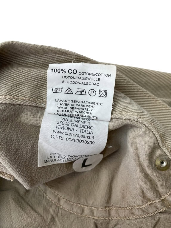 CARRERA JEANS ΠΑΝΤΕΛΟΝΙ CLASSIC ΜΠΕΖ ΑΝΤΡΙΚΟ PRE OWNED L