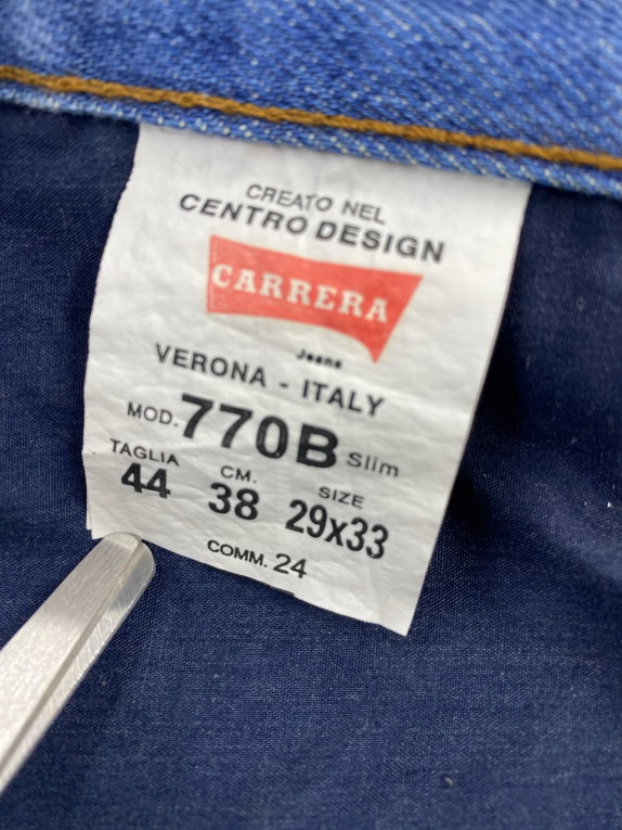 CARRERA Jeans Παντελόνι Denim Vintage Logo Μπλε Ανδρικό W29 L33