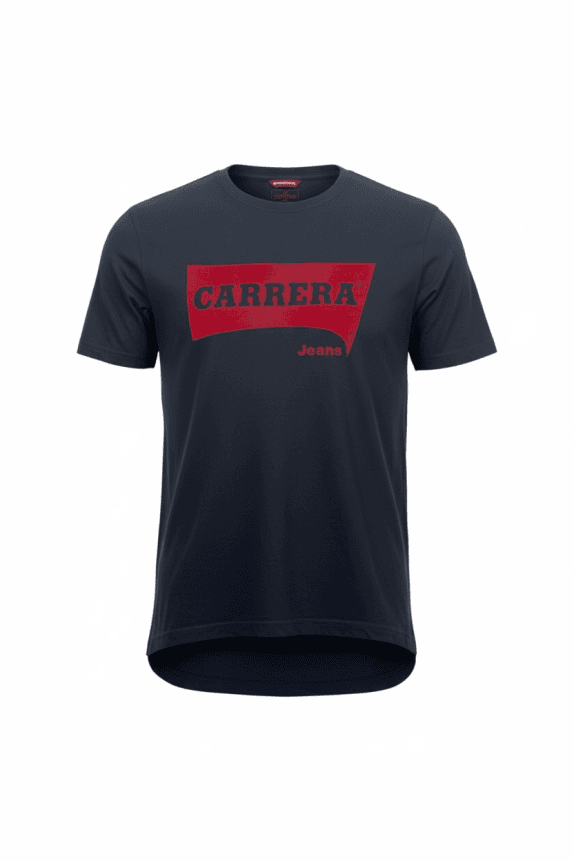 CARRERA JEANS T-SHIRT ΜΕ ΛΟΓΟΤΥΠΟ ΜΑΥΡΟ UNISEX S