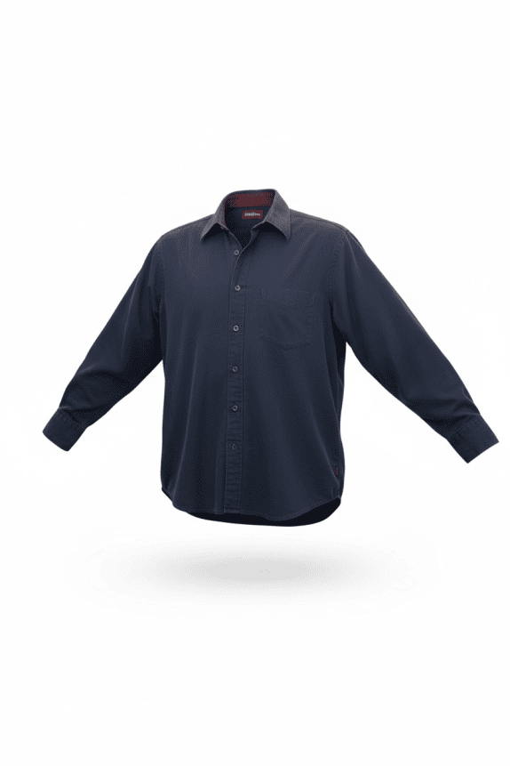 CARRERA CAMICIA IN COTONE BLU DA UOMO XL