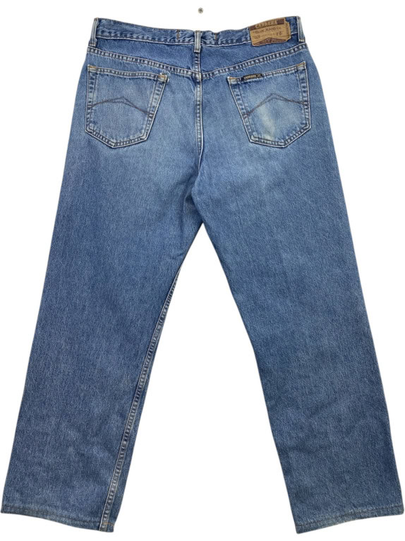 CARRERA ΤΖΙΝ ΠΑΝΤΕΛΟΝΙ VINTAGE ΞΕΒΑΜΜΕΝΟ ΜΠΛΕ ΑΝΤΡΙΚΟ PRE OWNED XL