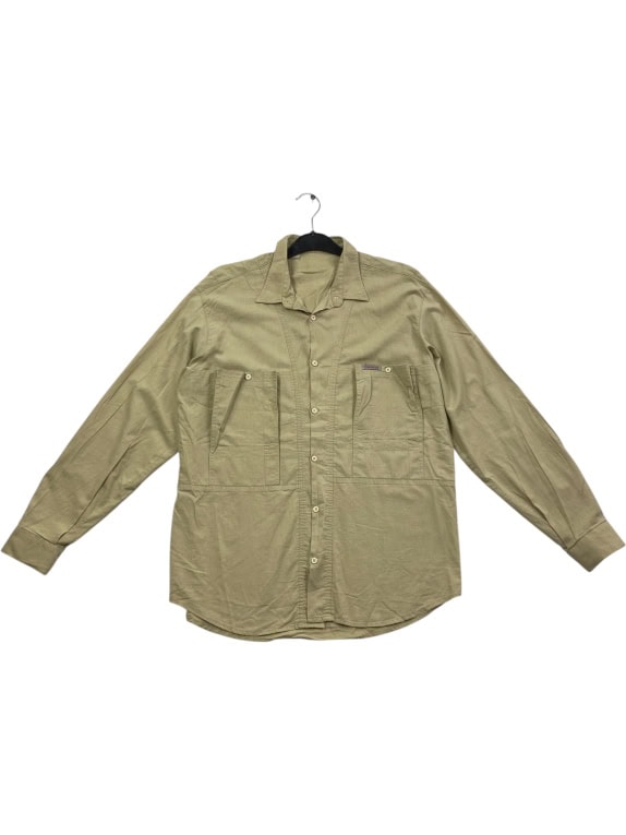 CASUCCI ΠΟΥΚΑΜΙΣΟ VINTAGE ΜΕ ΛΟΓΟΤΥΠΟ BEIGE ΑΝΔΡΙΚΟ L