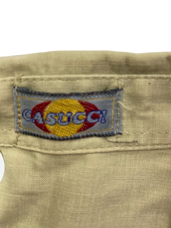 CASUCCI ΠΟΥΚΑΜΙΣΟ VINTAGE ΜΕ ΛΟΓΟΤΥΠΟ BEIGE ΑΝΔΡΙΚΟ L