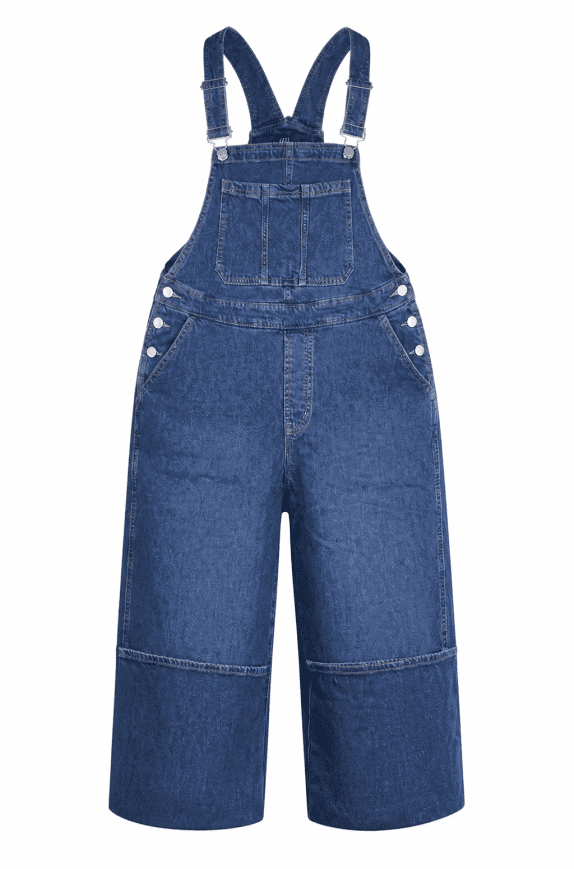 CAT DENIM DENIM ΟΛΟΣΩΜΗ ΦΟΡΜΑ OVERALLS BLUE ΓΥΝΑΙΚΕΙΟ PRE OWNED L