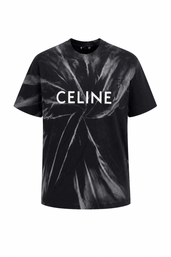 CELINE GRAPHIC TEE NERO UOMO PRE OWNED L