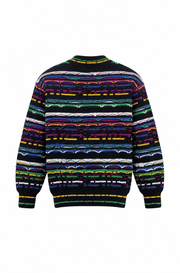 CONTE OF FLORENCE MAGLIONE GRAFICO მრავალCOLORE UOMO PRE OWNED M