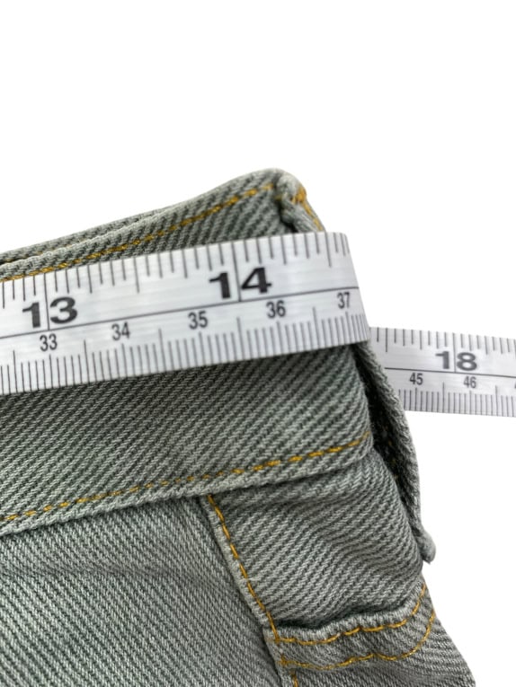 CERRUTI 1881 DENIM ΒΕΡΜΟΥΔΑ VINTAGE LOGO TAB KHAKI/GREY ΓΥΝΑΙΚΕΙΑ XS