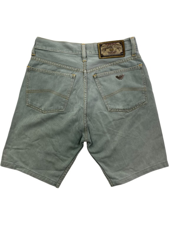 CERRUTI 1881 DENIM ΒΕΡΜΟΥΔΑ VINTAGE LOGO TAB KHAKI/GREY ΓΥΝΑΙΚΕΙΑ XS