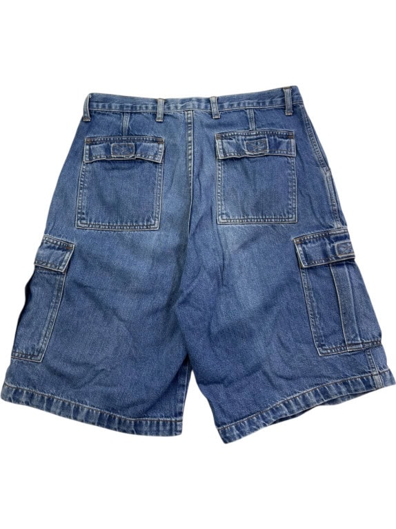 CERRUTI JEANS ΤΖΙΝ CARGO ΒΕΡΜΟΥΔΑ WASHED BLUE ΑΝΤΡΙΚΟ PRE OWNED M
