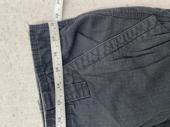 CG CG CARGO BERMUDA MINIMAL NERO UOMO PRE OWNED L