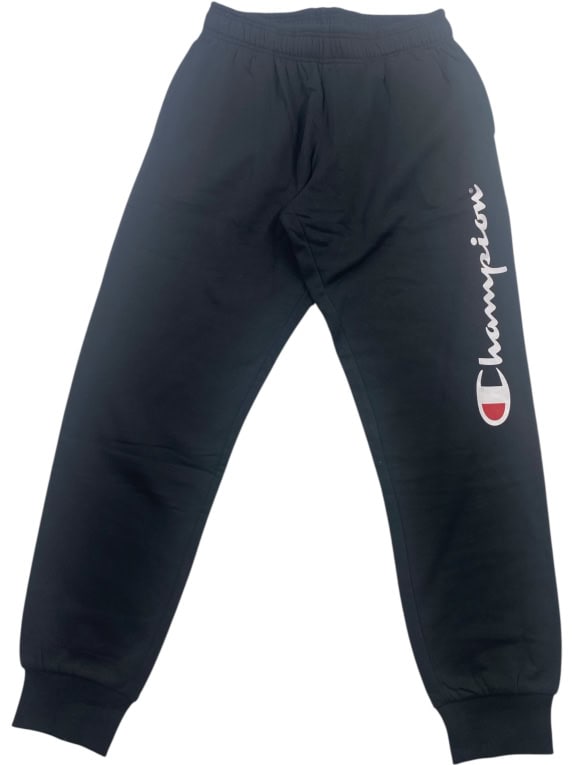 Champion Pantaloni da tuta da uomo Nero L