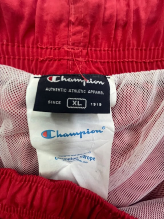 Champion Αθλητικό Σορτς Retro Logo Κόκκινο Ανδρικό XL