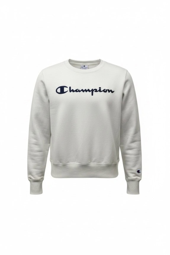 CHAMPION CREWNECK MINIMAL OFF WHITE MENS PRE OWNED XS