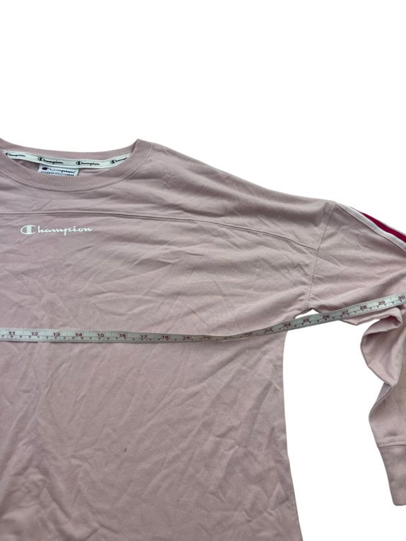 CHAMPION CREWNECK MINIMAL PINK ΓΥΝΑΙΚΕΙΟ PRE OWNED L