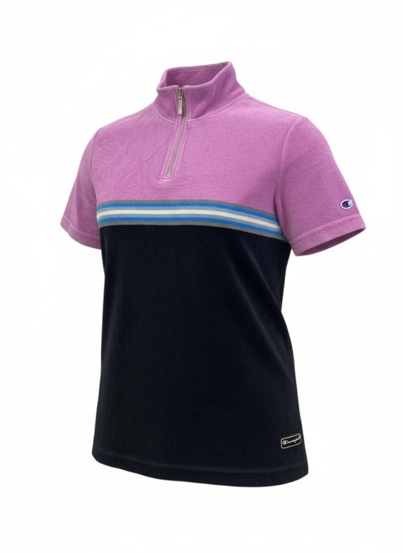 Champion Fleece Μπλούζα Ροζ/Μαύρη L Ανδρική