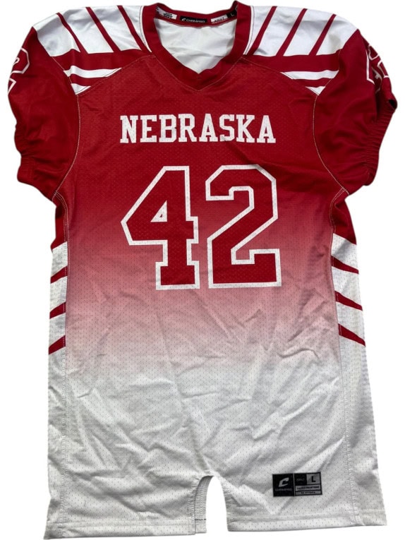 CHAMPION FOOTBALL JERSEY GRAPHIC ΚΟΚΚΙΝΟ ΑΝΤΡΙΚΟ PRE OWNED L