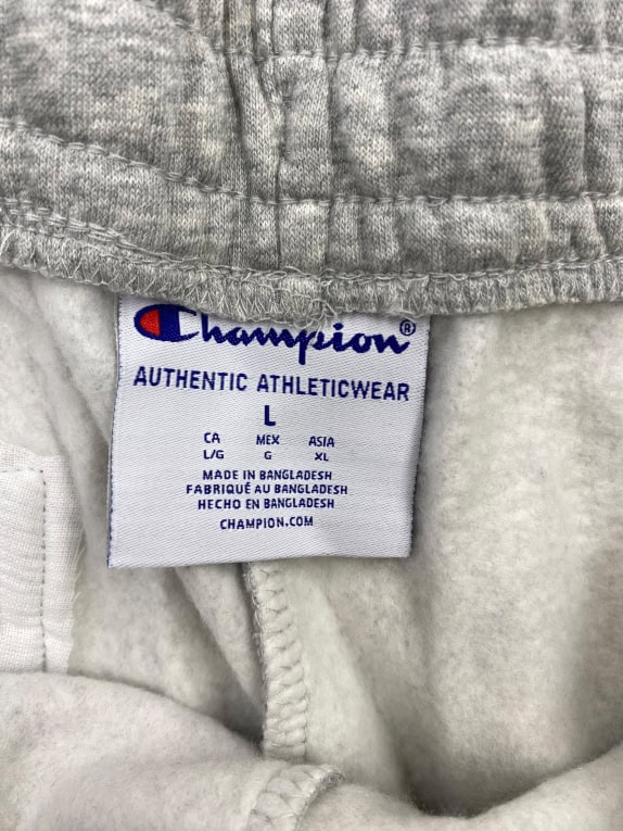 CHAMPION Φόρμα Παντελόνι Athletic Logo Γκρι Ανδρικό L